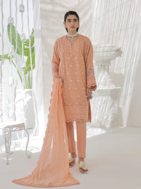 3pc Unstitched Chikankari Embroidered Suits