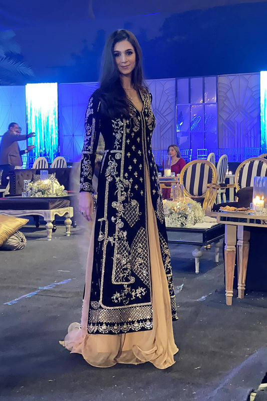 VELVET GOWN AND LEHNGA