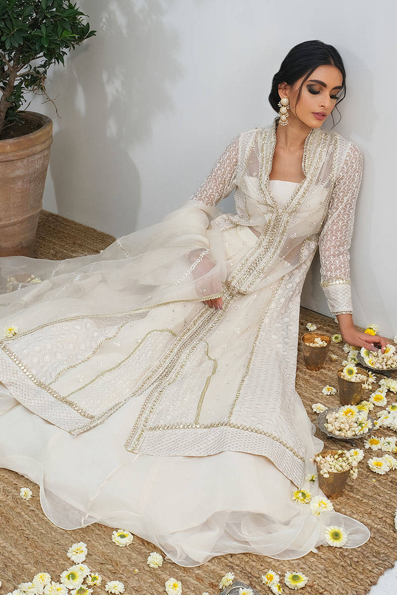 Monalisa Rani Shade Lakhnavi Work Inspired Lehenga, Lehnga, Dresses,  Wedding Wear, Indian Outfit, monalize store - thirstymag.com