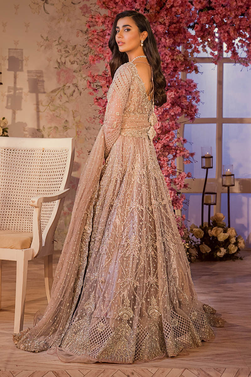 Pakistani Bridal Dress in Gown Style