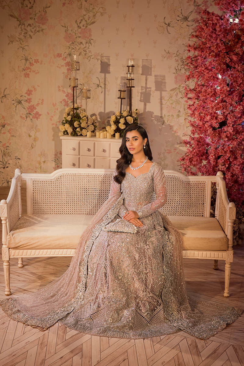 Pakistani Bridal Dress in Gown Style