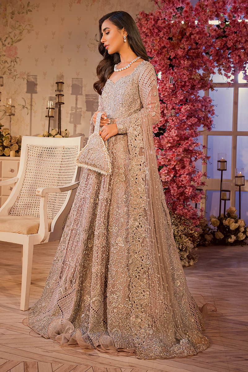 Pakistani Bridal Dress in Gown Style