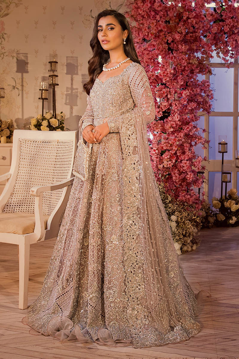 Pakistani Bridal Dress in Gown Style