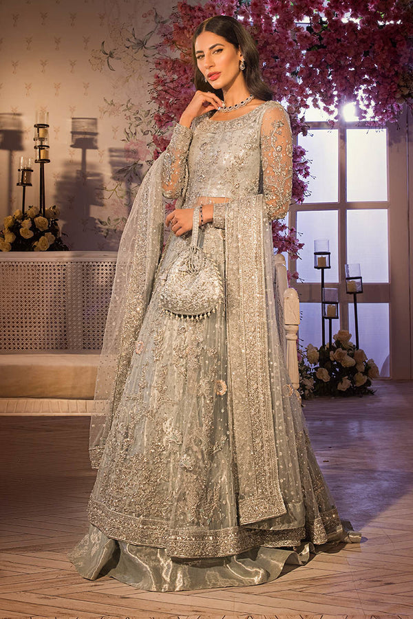 DARIA Pakistani Bridal Dress in Lehenga Gown Style