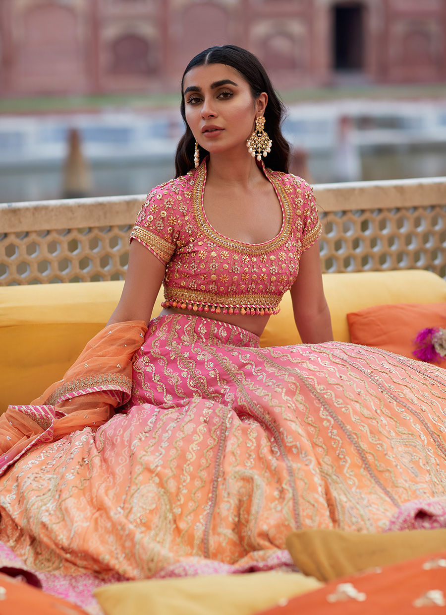 AKIRA OMBRE LEHNGA CHOLI