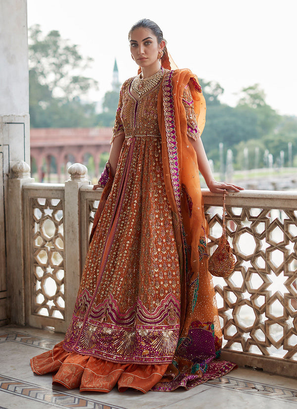 IMAAN MEHNDI RUST KALIDAAR BRIDAL