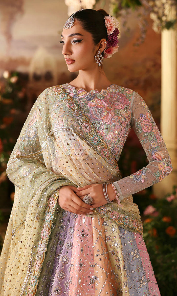 Fairytale Lehenga Choli by Nomi Ansari – Bridal Pakistani Designer Dress