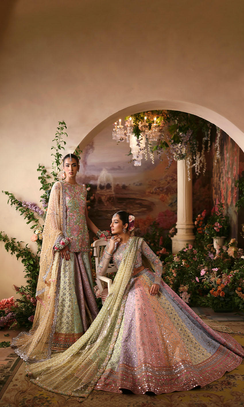 Fairytale Lehenga Choli by Nomi Ansari – Bridal Pakistani Designer Dress