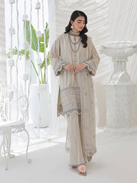 3pc Unstitched Chikankari Embroidered Suits