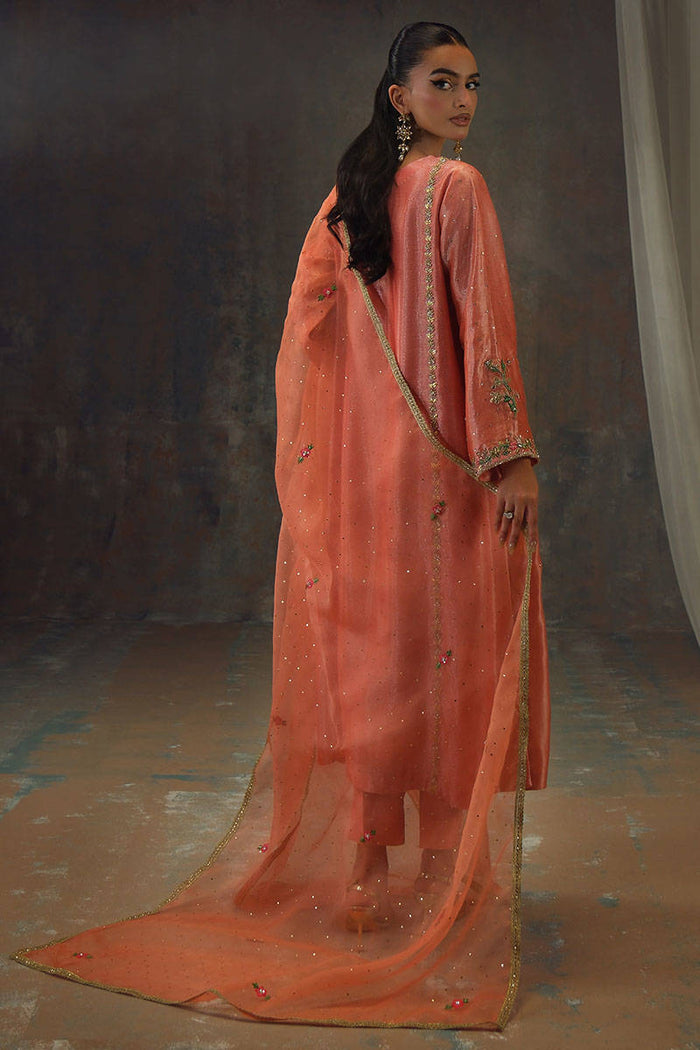 Peach Zari
