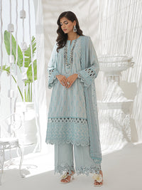 3pc Unstitched Chikankari Embroidered Suits