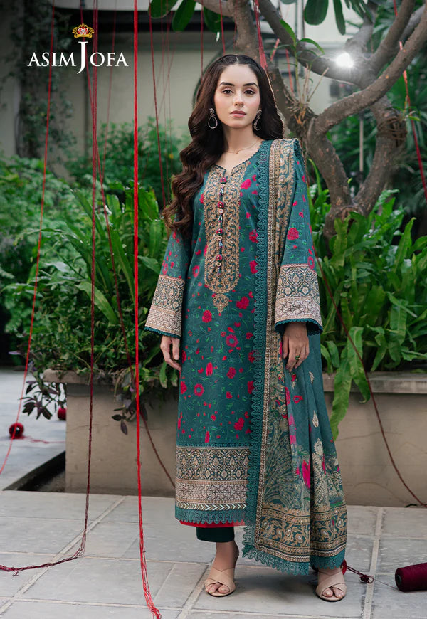 AJUUB-38 PRINTED LAWN 3 PC