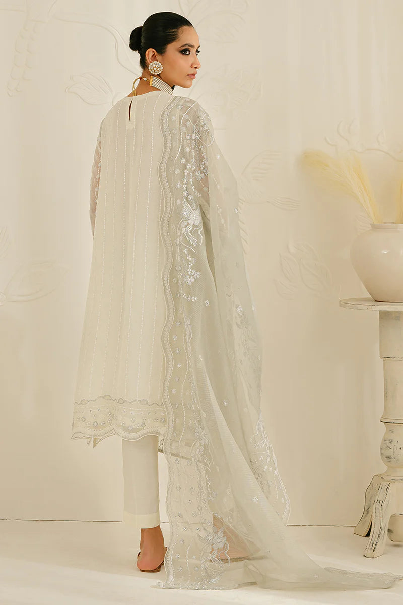 PRISTINE GRIZZLED-4PC CHIFFON EMBROIDERED SUIT Regular price