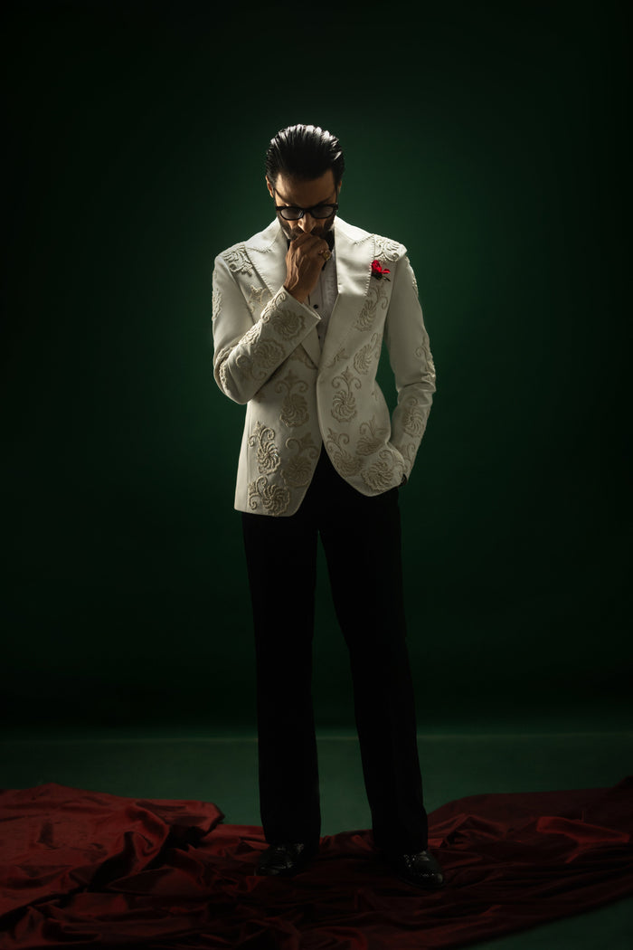 White Armani 3p Tuxedo