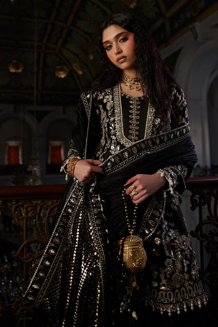 ZIVRA Angrakha Shirt with Zardozi & Cutdana Embellishments | Saad Bin Shahzad | Luxury Pakistani Formalwear
