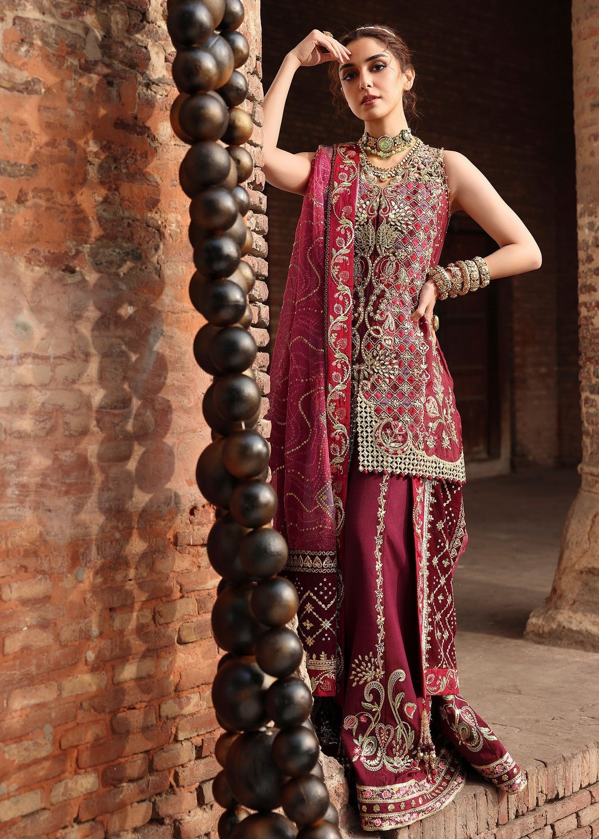 Nazo 3 Piece Wedding Unstitched