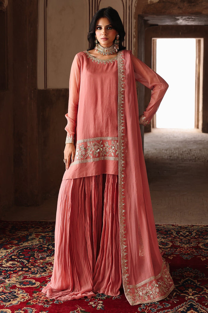3-PC Stitched Embroidered Chiffon CMA-6-480