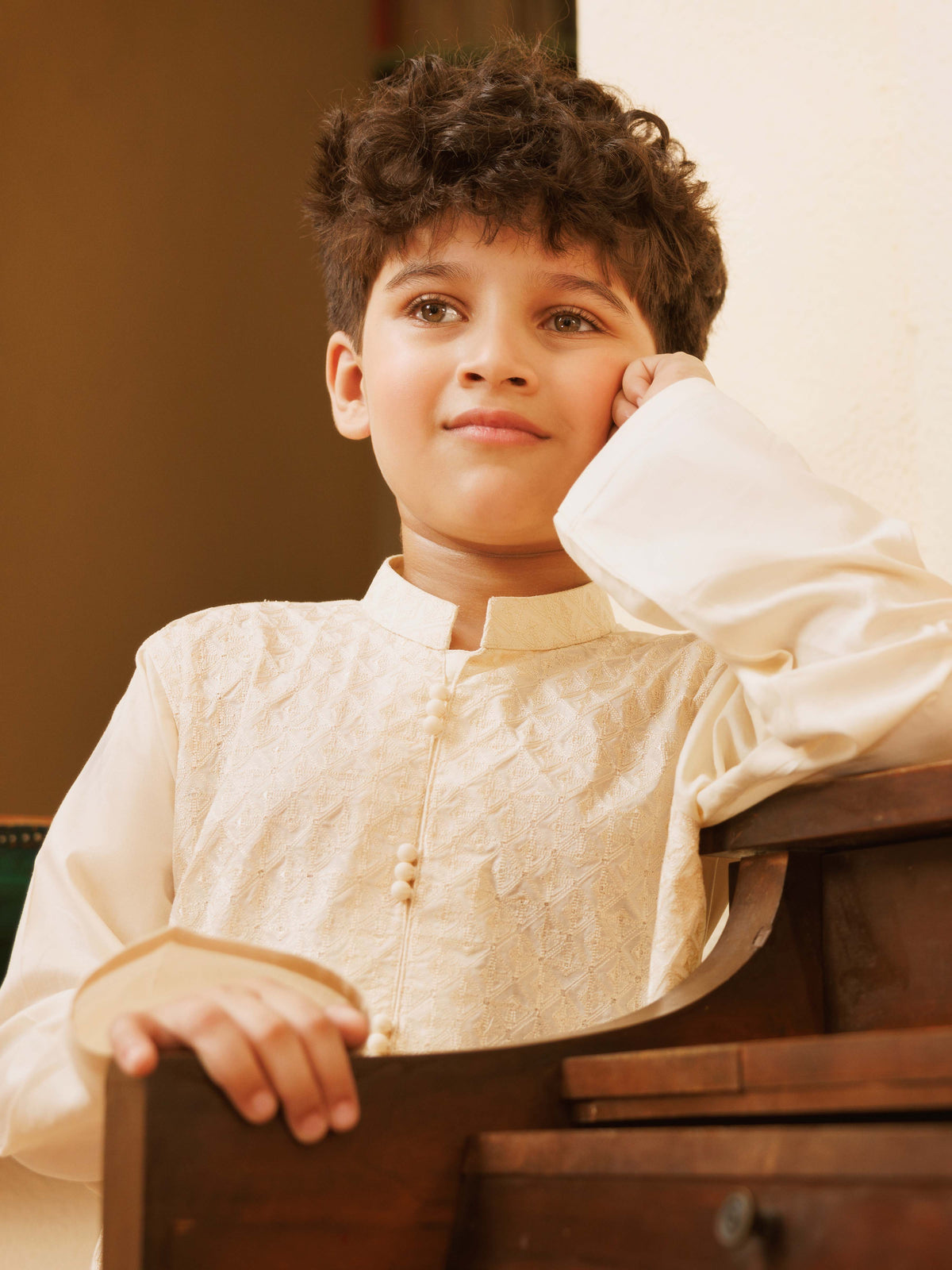 Embroidered Cotton Kurta Pajama - Ebtkp5-025