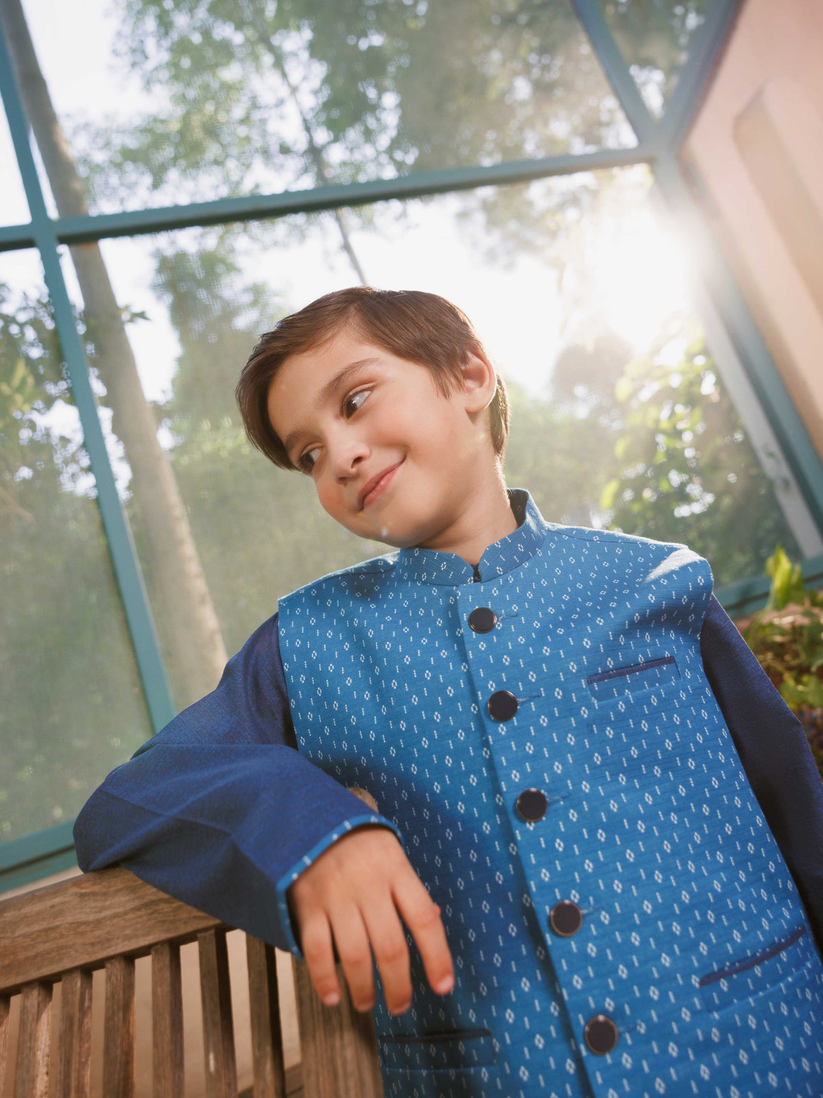 Cotton Waistcoat Suit - Ebtwcs5-25211