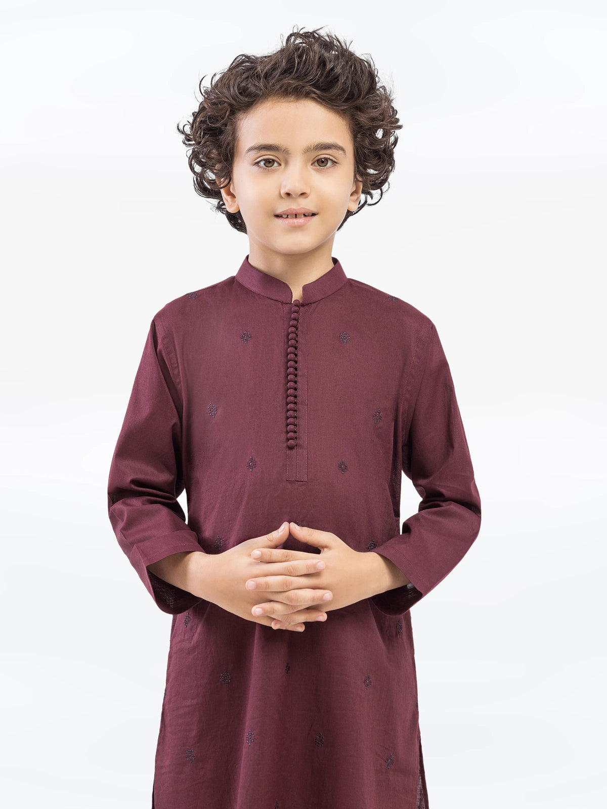 Embroidered Cotton Kurta Pajama - Ebtkp5-023