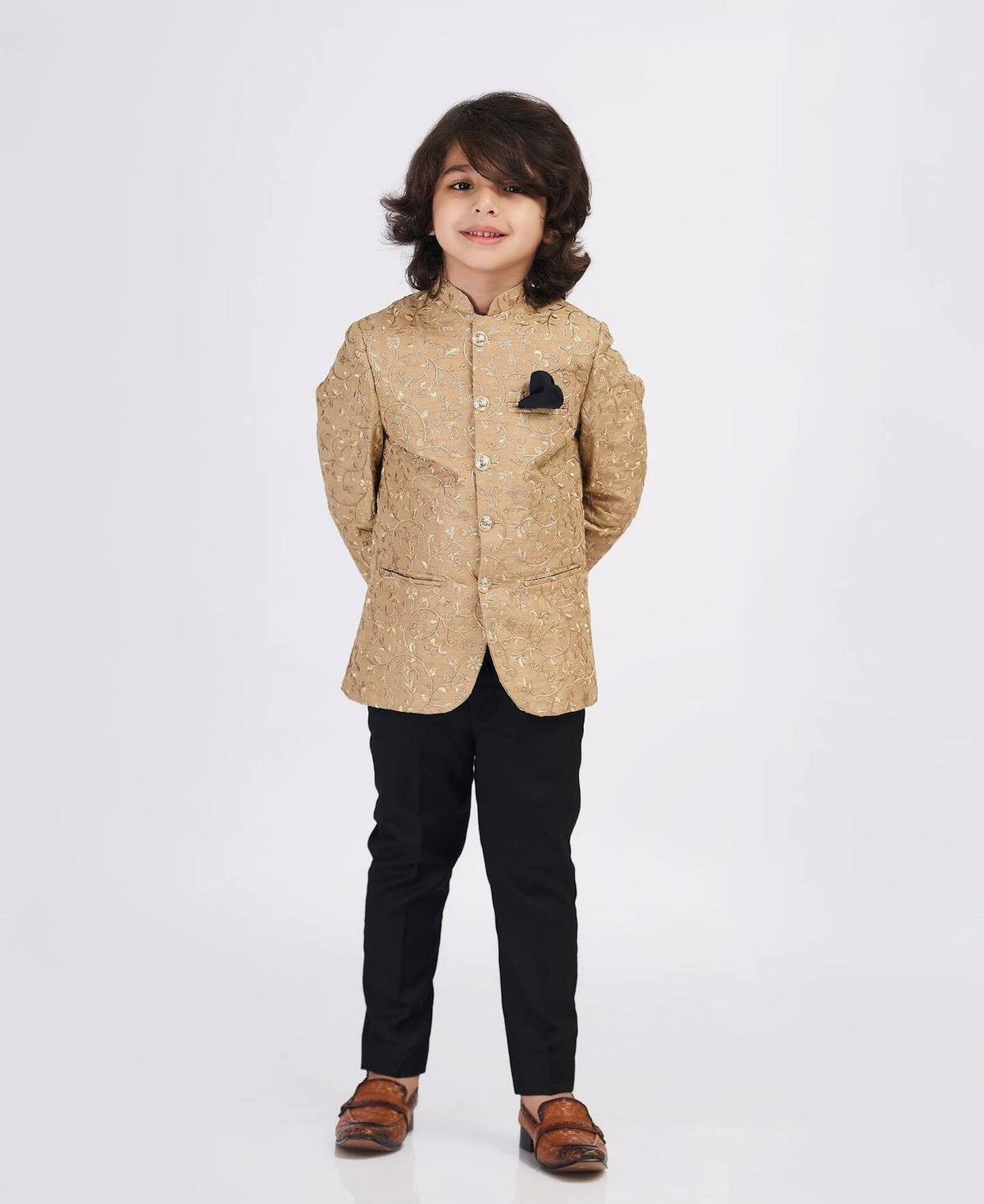 Prince Coat Embroidery Golden