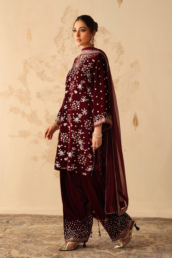 Embroidered Velvet UF-4315