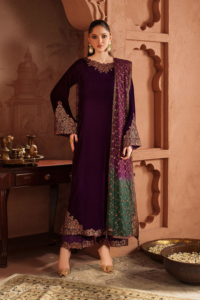 IV-57 Embroidered Velvet