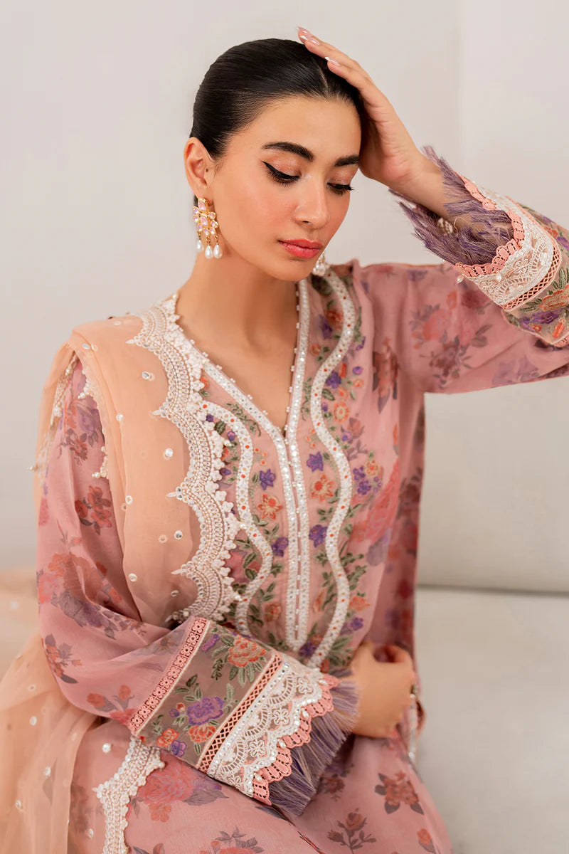 EMBROIDERED CHIFFON