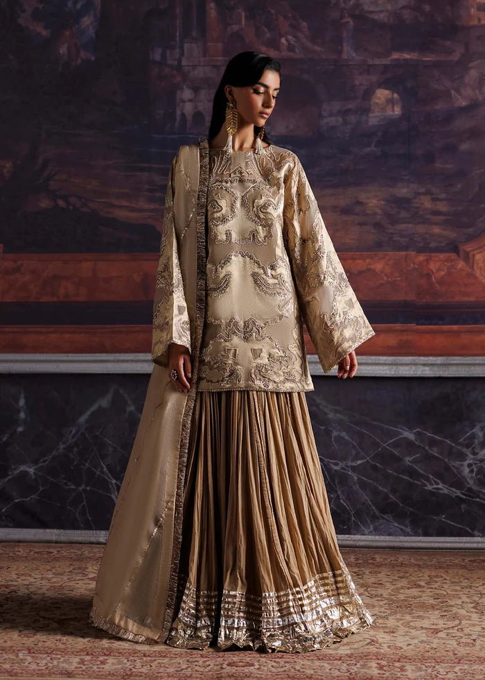 SYLVIE | Nuriyaa La Fiora Luxury Pret 4-Pc Salwar Kameez & Suit Set 2026