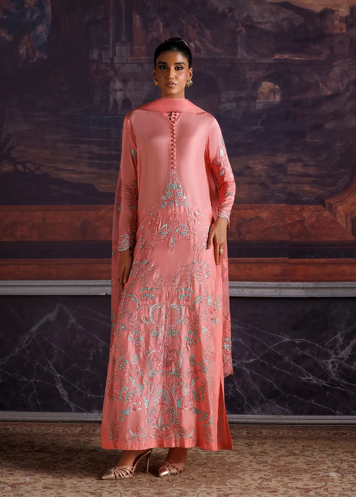 Lunara Luxury Three-Piece Pakistani Pret Suit – Nuriyaa La Fiora ’26