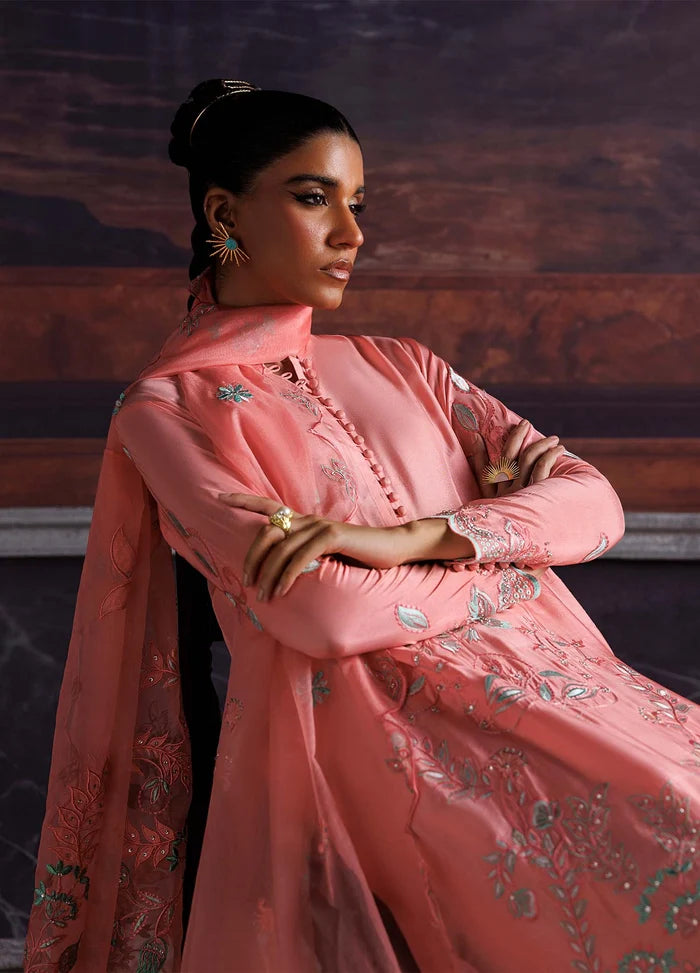 Lunara Luxury Three-Piece Pakistani Pret Suit – Nuriyaa La Fiora ’26