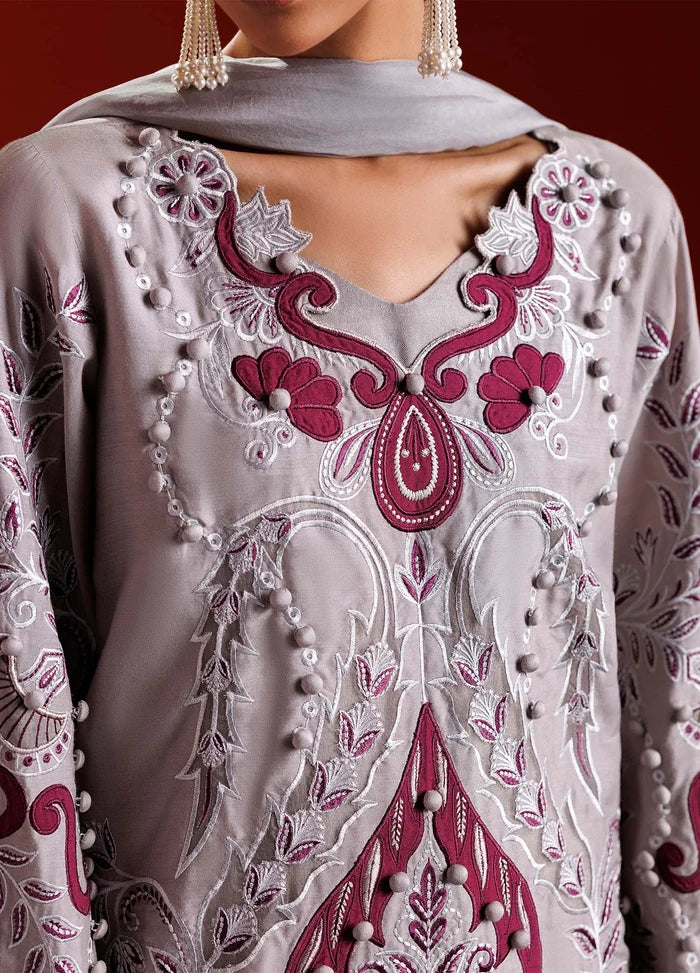 CIELLE 4-Piece Luxury Silk Ensemble – La Fiora Pret 2026 by Nuriyaa