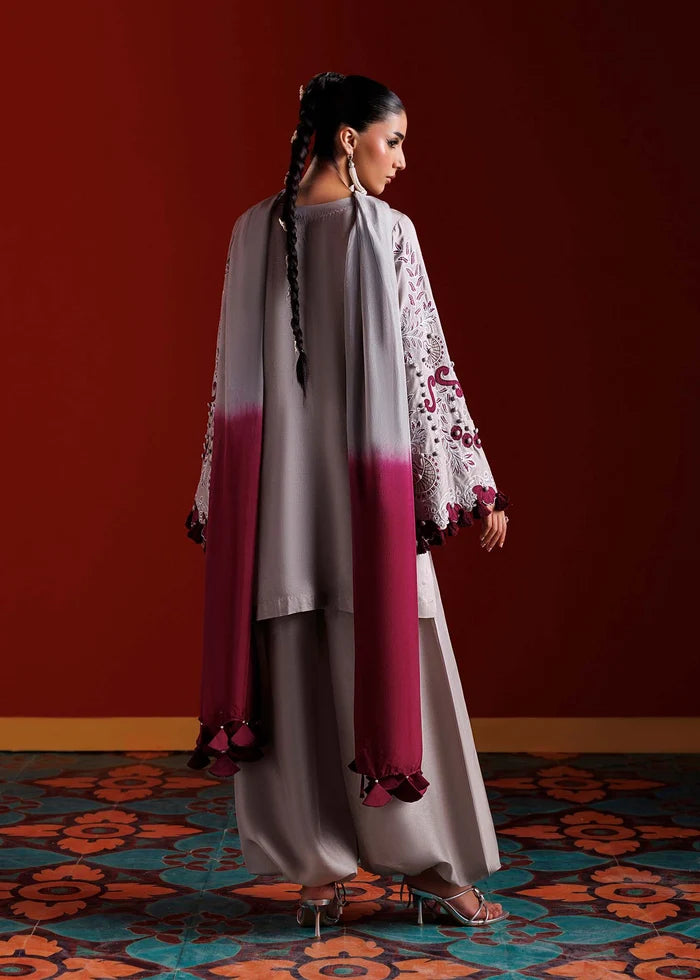 CIELLE 4-Piece Luxury Silk Ensemble – La Fiora Pret 2026 by Nuriyaa