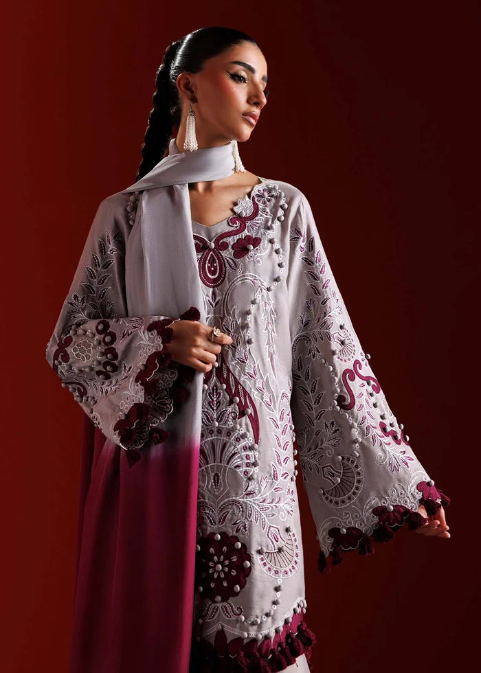 CIELLE 4-Piece Luxury Silk Ensemble – La Fiora Pret 2026 by Nuriyaa