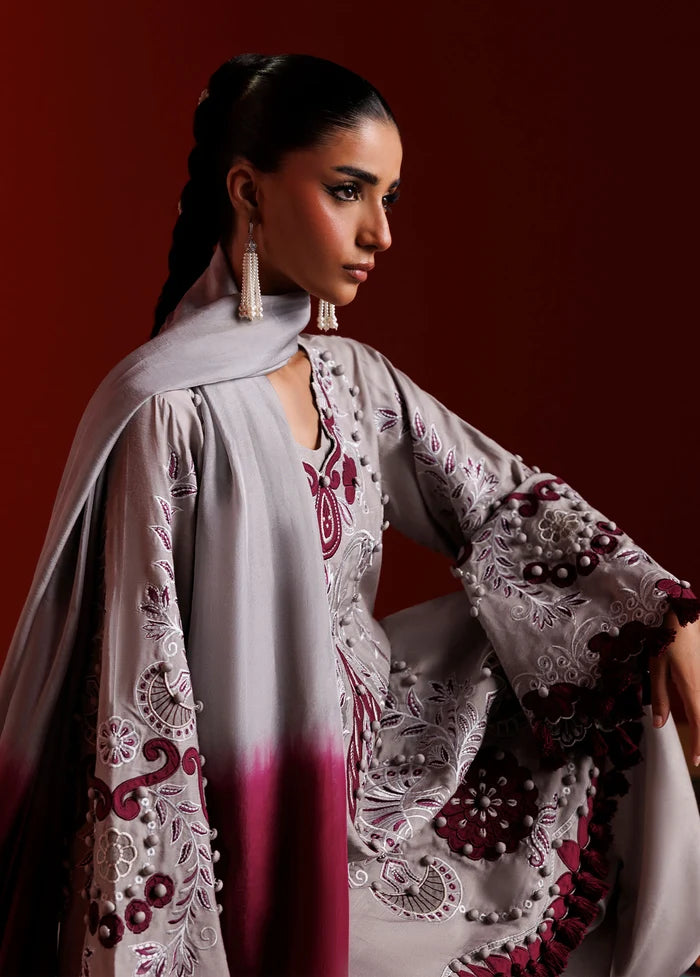 CIELLE 4-Piece Luxury Silk Ensemble – La Fiora Pret 2026 by Nuriyaa