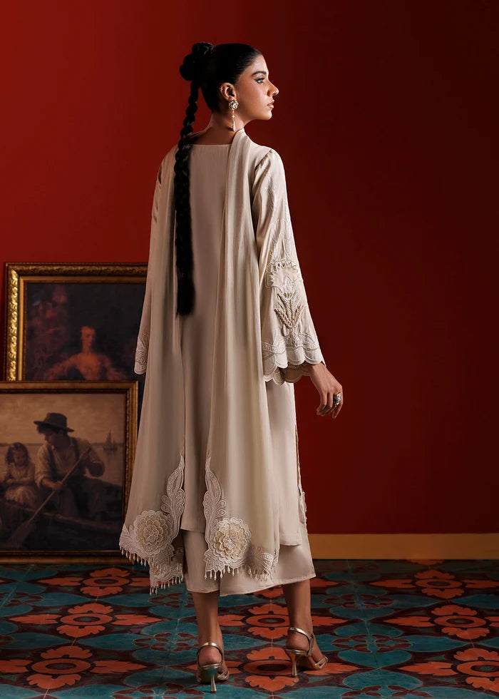 MARIS – Nuriyaa La Fiora Luxury Pret 2026 (4pc Beiges with Embroidery)