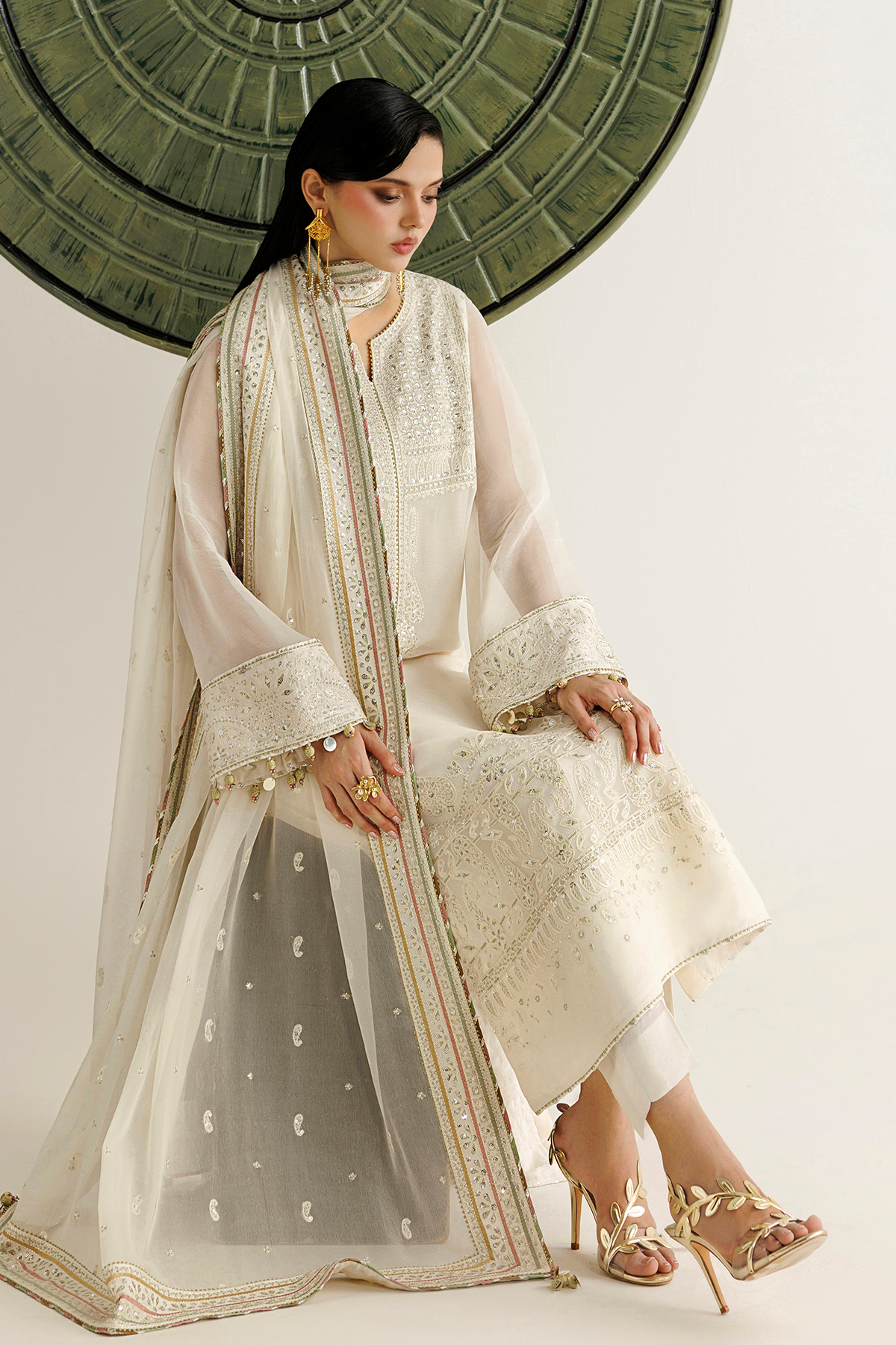 Embroidered Chiffon UC-3135 - Jazmin