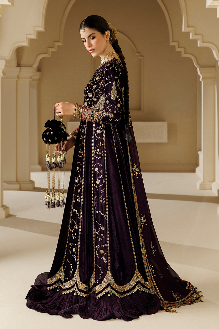 Embroidered Velvet Formal CVF26-D03