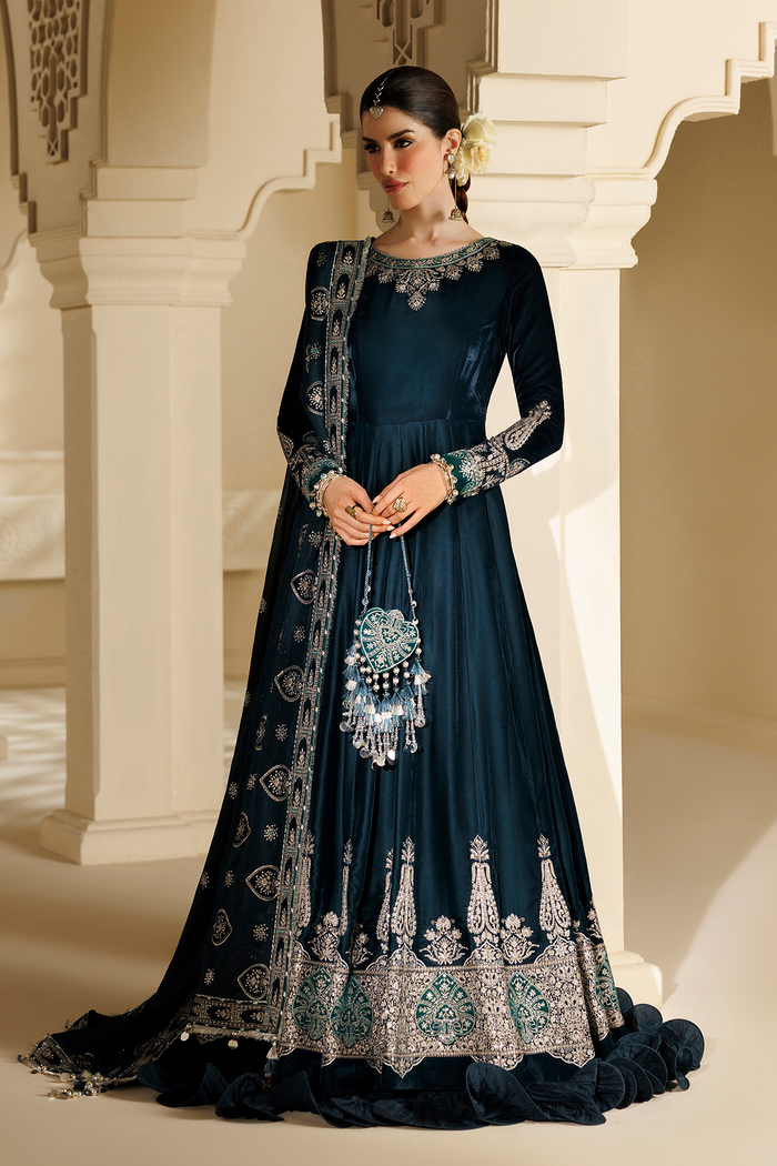 Embroidered Velvet Formal CVF26-D09