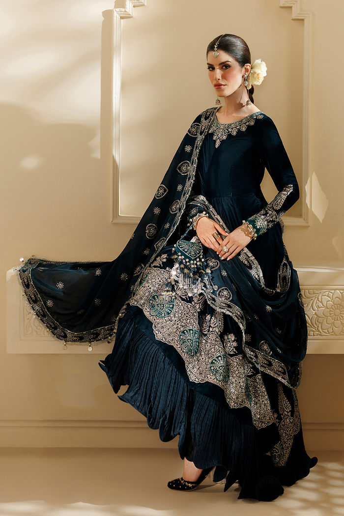 Embroidered Velvet Formal CVF26-D09