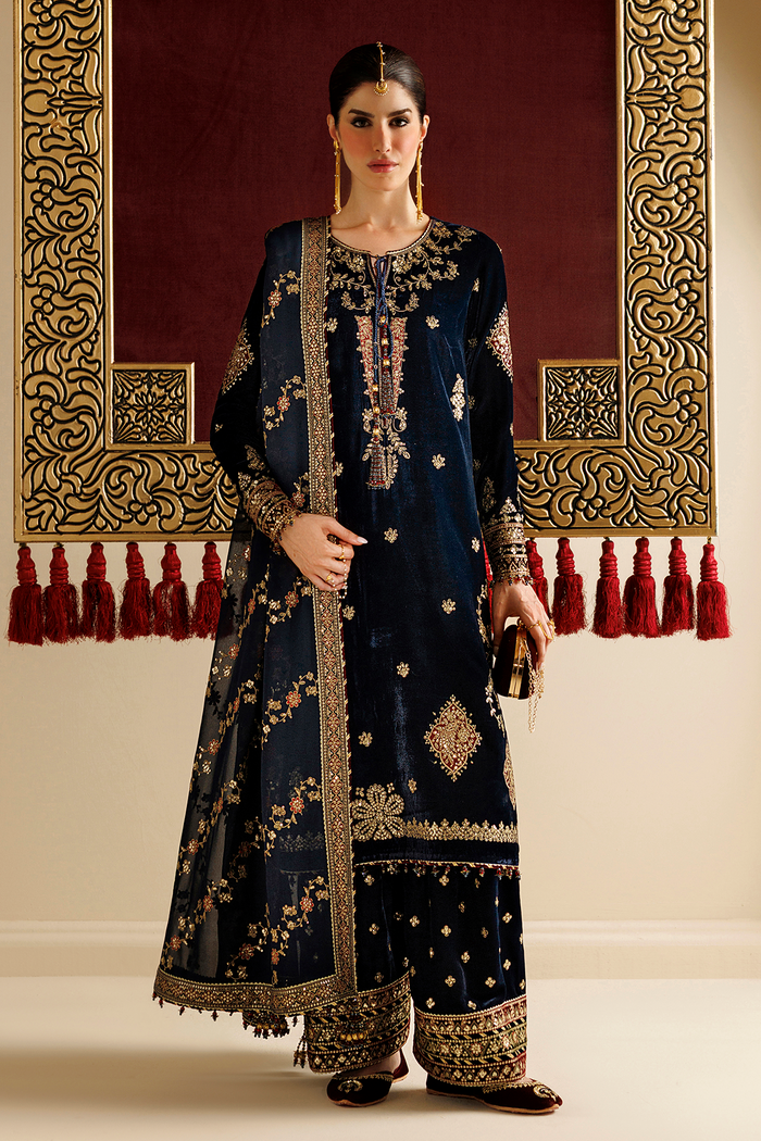 Embroidered Velvet Formal CVF26-D11