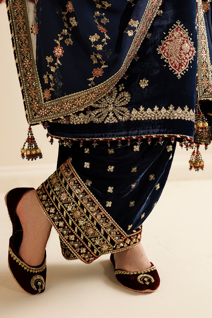 Embroidered Velvet Formal CVF26-D11