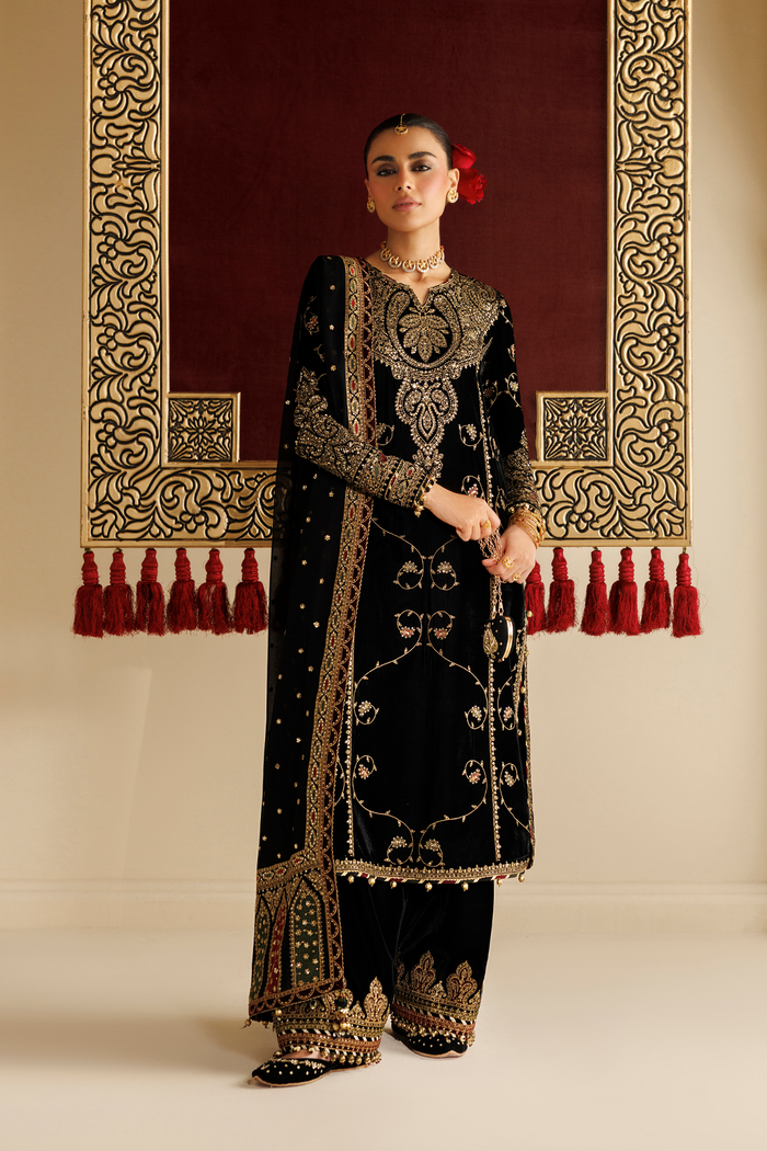 Embroidered Velvet Formal CVF26-D05