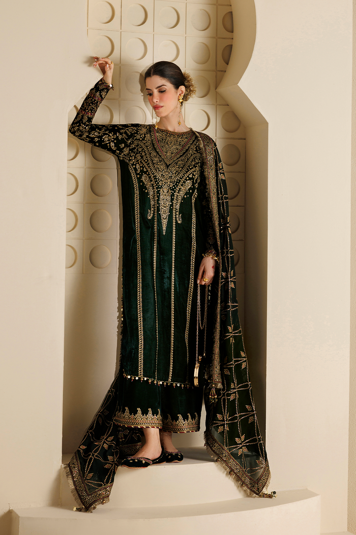 Embroidered Velvet Formal CVF26-D07