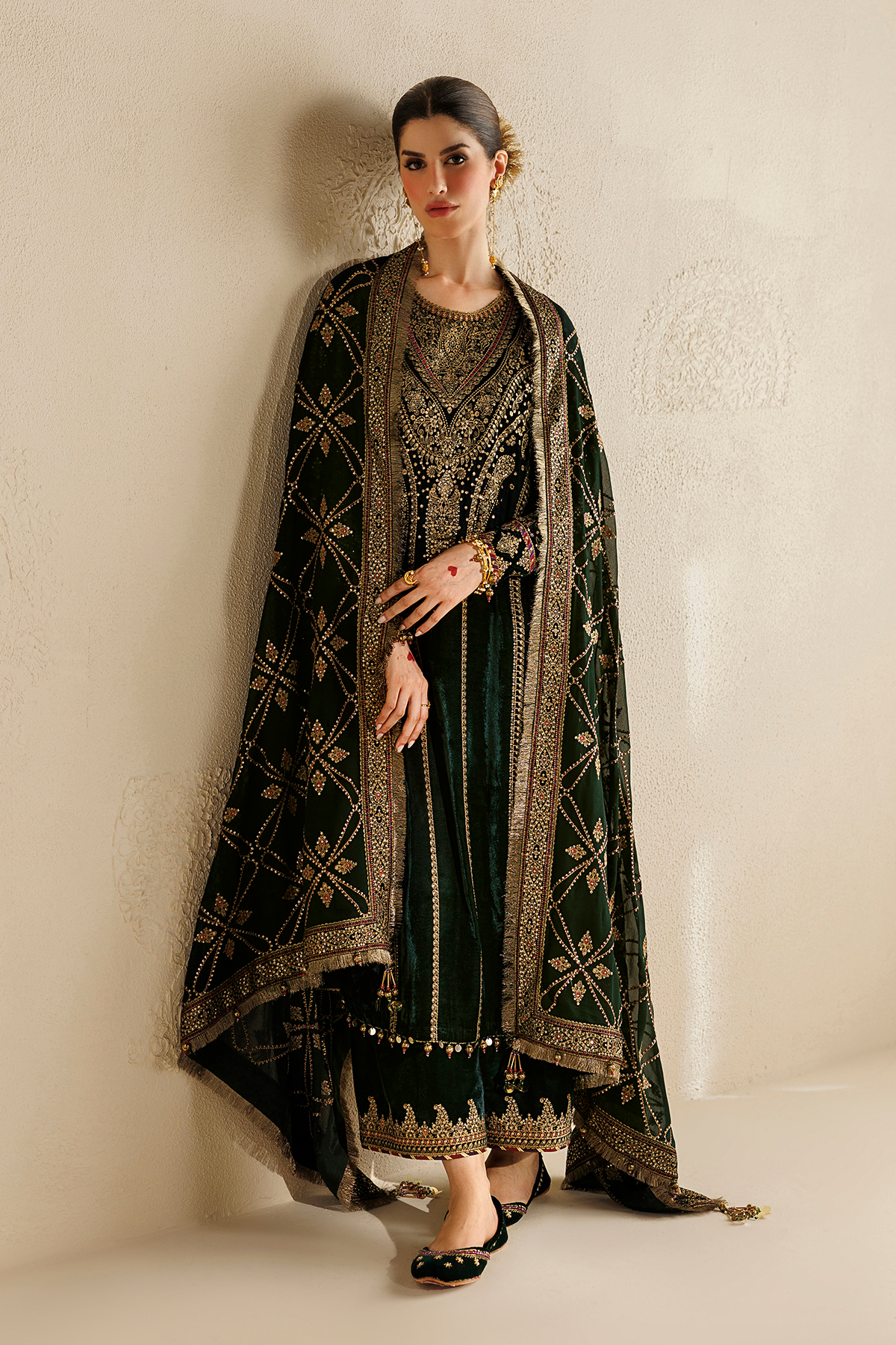 Embroidered Velvet Formal CVF26-D07