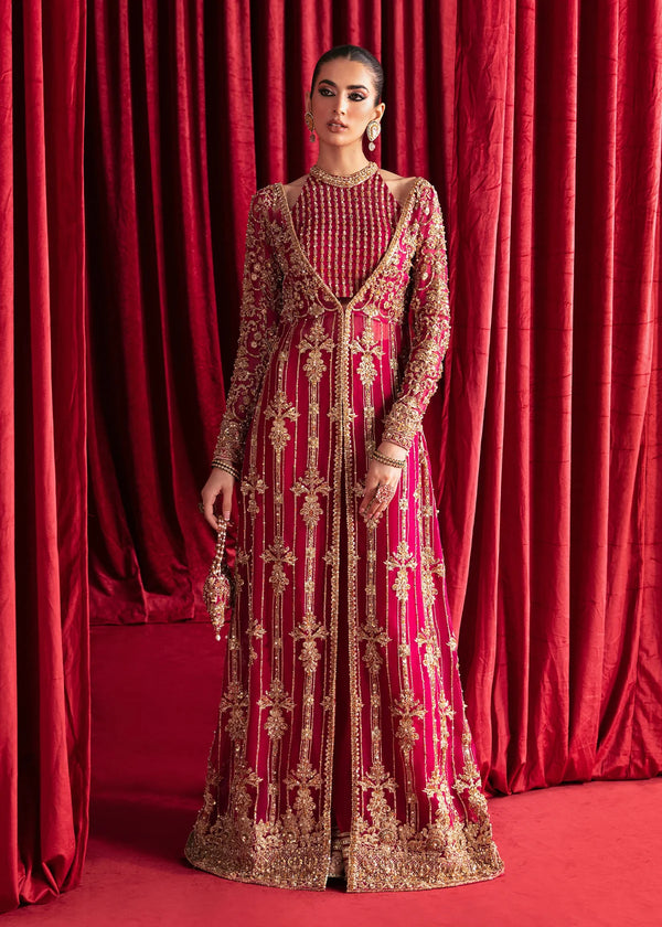 Raspberry Radiance Bridal Lehenga