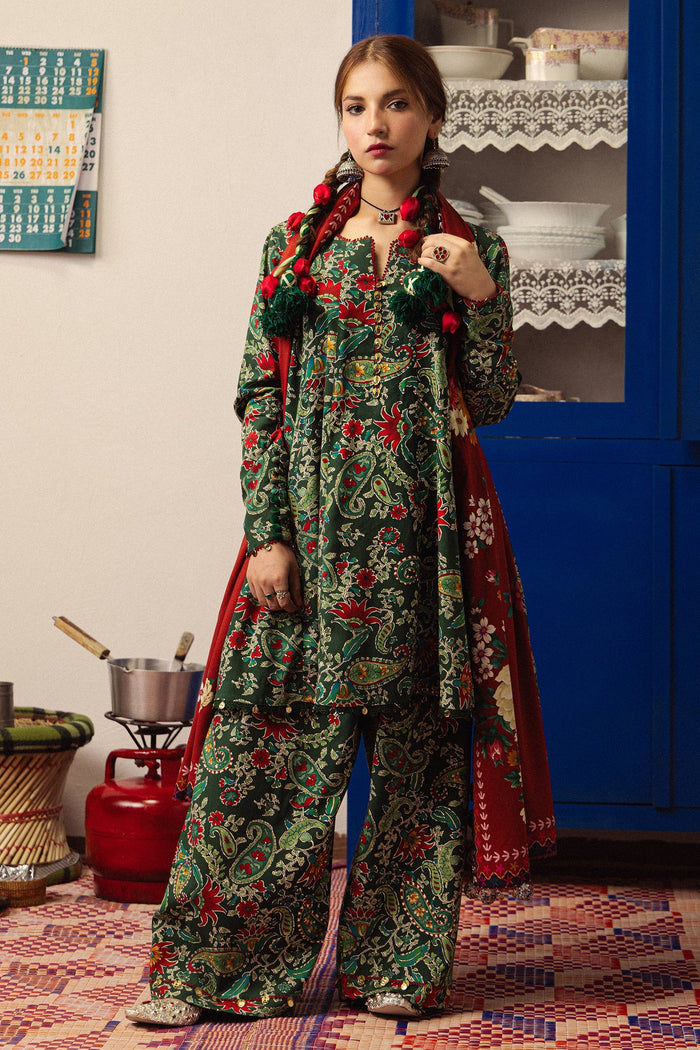 Sofia 6B 3 Piece Printed Linen