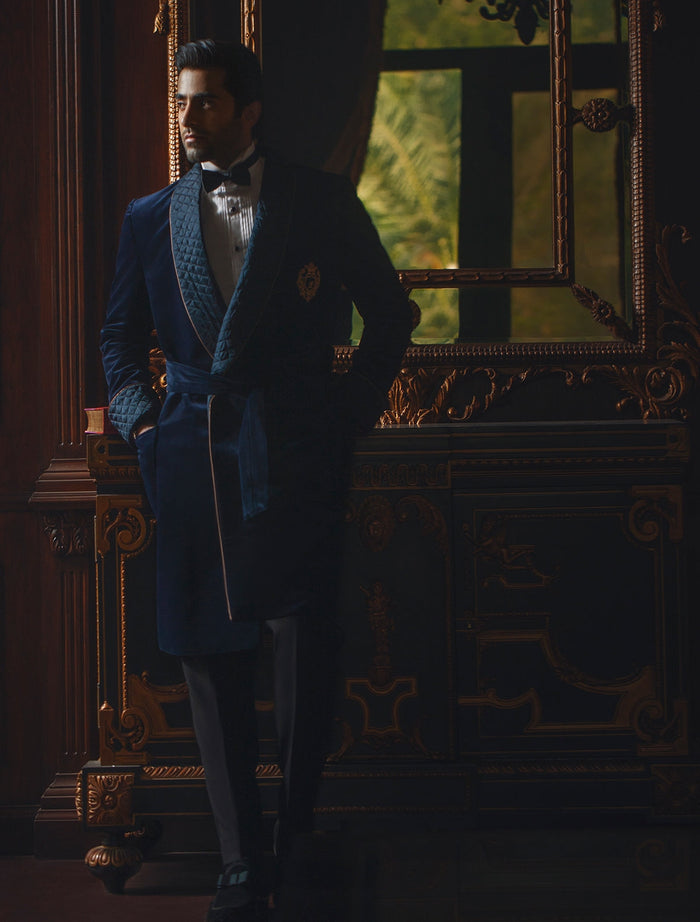 Velvet Smoking Gown