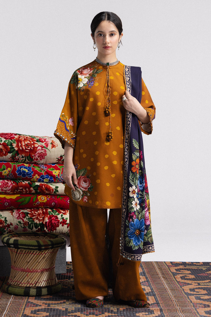 Amelia 5B 3 Piece Printed Linen