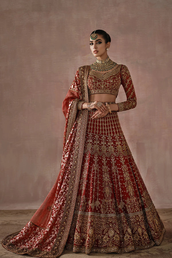 Classic Red and Gold Lehnga Choli (D-02)